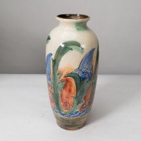 Frank Brangwyn for Royal Doulton. A Pair of Hand Painted Vases - Thumbnail 8