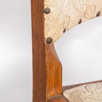Heal's, art Deco Oak Armchairs with Rounded Arms, Set of Four - Thumbnail 13