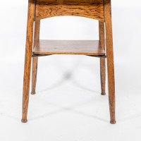 Inglesant of Leicester. Arts & Crafts Oak Two-tier Side Table - Thumbnail 16