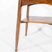 Inglesant of Leicester. Arts & Crafts Oak Two-tier Side Table - Thumbnail 17