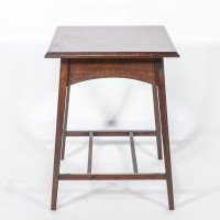 Liberty & Co. Attributed, a Well-Crafted Well Designed Arts & Crafts Oak Side Table - Thumbnail 4