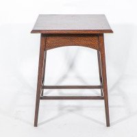 Liberty & Co., attributed. A Good Quality Well Designed Arts & Crafts Oak Side Table - Thumbnail 6