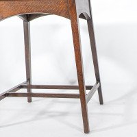 Liberty & Co., attributed. A Good Quality Well Designed Arts & Crafts Oak Side Table - Thumbnail 17
