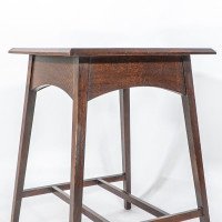 Liberty & Co., attributed. A Good Quality Well Designed Arts & Crafts Oak Side Table - Thumbnail 13
