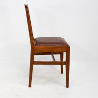 E Barnsley for the Rural Industries Bureau Six Arts & Crafts Oak Dining Chairs - Thumbnail 5