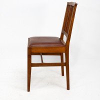 E Barnsley for the Rural Industries Bureau Six Arts & Crafts Oak Dining Chairs - Thumbnail 6