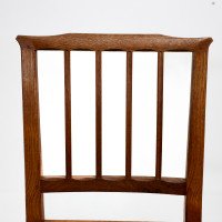 E Barnsley for the Rural Industries Bureau Six Arts & Crafts Oak Dining Chairs - Thumbnail 8