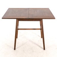 William Birch. Arts & Crafts Oak Card or Game Table with a Swivel & Fold Out Top - Thumbnail 15