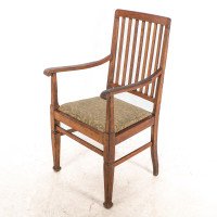 Shapland & Petter. A Pair of Arts & Crafts Oak Armchair - Thumbnail 5