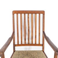 Shapland & Petter. A Pair of Arts & Crafts Oak Armchair - Thumbnail 9