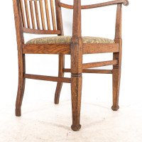 Shapland & Petter. A Pair of Arts & Crafts Oak Armchair - Thumbnail 16