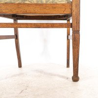 Shapland & Petter. A Pair of Arts & Crafts Oak Armchair - Thumbnail 17