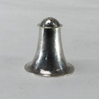 Guild of Handicraft. Arts & Crafts Silver Pepper Pot with a Flaring Base. C1910 - Thumbnail 2