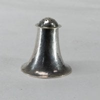 Guild of Handicraft. Arts & Crafts Silver Pepper Pot with a Flaring Base. C1910 - Thumbnail 3