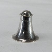 Guild of Handicraft. Arts & Crafts Silver Pepper Pot with a Flaring Base. C1910 - Thumbnail 6