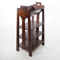 Lakeside Craft Shop, americArts & Crafts Oak Bookcase (c.1910) - Thumbnail 4