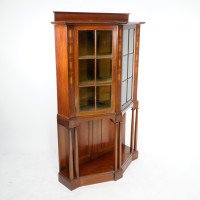 G. M. Ellwood for J. S. Henry, Arts & Crafts Mahogany & Inlaid Cabinet - Thumbnail 2