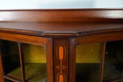 G. M. Ellwood for J. S. Henry, Arts & Crafts Mahogany & Inlaid Cabinet - Thumbnail 7
