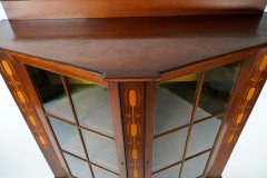 G. M. Ellwood for J. S. Henry, Arts & Crafts Mahogany & Inlaid Cabinet - Thumbnail 8