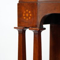 G. M. Ellwood for J. S. Henry, Arts & Crafts Mahogany & Inlaid Cabinet - Thumbnail 13