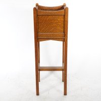 Shapland & Petter, Arts & Crafts Oak Planter with Copper Panels - Thumbnail 7