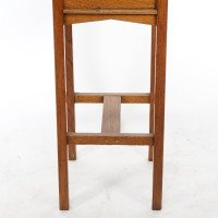 Shapland & Petter, Arts & Crafts Oak Planter with Copper Panels - Thumbnail 14