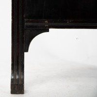 Aesthetic Movement Mahogany Corner Cabinet with Incised Floral Decoration - Thumbnail 16