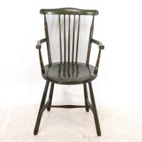 Liberty & Co., Set of Six Arts & Crafts Walnut Windsor Armchairs - Thumbnail 4