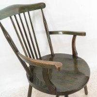 Liberty & Co., Set of Six Arts & Crafts Walnut Windsor Armchairs - Thumbnail 16