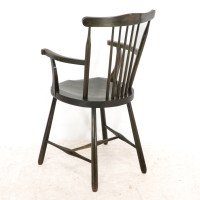 Liberty & Co., Set of Six Arts & Crafts Walnut Windsor Armchairs - Thumbnail 19