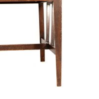 William Birch. Aesthetic Movement Walnut Armchair with Turned Ball Finials - Thumbnail 17