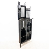 Heal's Attributed, an Anglo-Japanese Aesthetic Movement Butterfly Corner Cabinet - Thumbnail 2