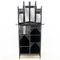 Heal's Attributed, an Anglo-Japanese Aesthetic Movement Butterfly Corner Cabinet