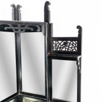 Heal's Attributed, an Anglo-Japanese Aesthetic Movement Butterfly Corner Cabinet - Thumbnail 8