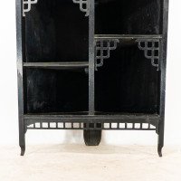 Heal's Attributed, an Anglo-Japanese Aesthetic Movement Butterfly Corner Cabinet - Thumbnail 14