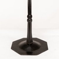 Designed by Ernest Gimson. A Rare Tall Steel Candlestick Made by Alfred Bucknell - Thumbnail 13