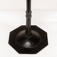 Designed by Ernest Gimson. A Rare Tall Steel Candlestick Made by Alfred Bucknell - Thumbnail 15
