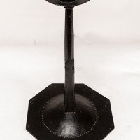 Designed by Ernest Gimson. A Rare Tall Steel Candlestick Made by Alfred Bucknell - Thumbnail 14