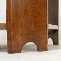 Heals and Son. An Arts and Crafts oak bookcase/side tables  - Thumbnail 8