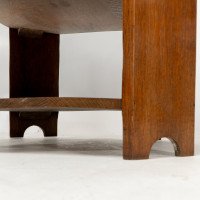 Heals and Son. An Arts and Crafts oak bookcase/side tables  - Thumbnail 9