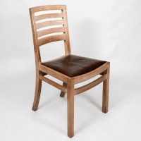 Heals Limed Oak Tilden Dining Table with Eight Matching Chairs & Matching Mirror - Thumbnail 10