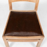 Heals Limed Oak Tilden Dining Table with Eight Matching Chairs & Matching Mirror - Thumbnail 13