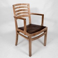 Heals Limed Oak Tilden Dining Table with Eight Matching Chairs & Matching Mirror - Thumbnail 14