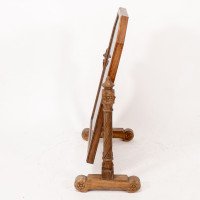 A. W. N. Pugin. An Important Dressing Table Mirror with Carved Spiral Stretcher - Thumbnail 5