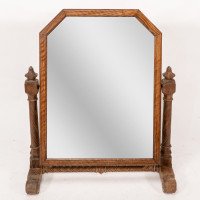 A. W. N. Pugin. Important Dressing Table Mirror with Carved Spiral Stretcher - Thumbnail 6