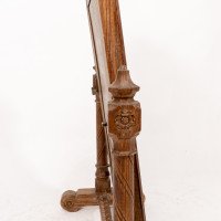 A. W. N. Pugin. An Important Dressing Table Mirror with Carved Spiral Stretcher - Thumbnail 13