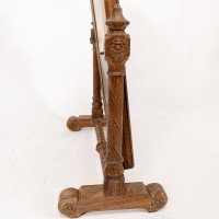 A. W. N. Pugin. An Important Dressing Table Mirror with Carved Spiral Stretcher - Thumbnail 12