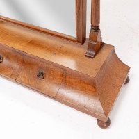 Well-Crafted Walnut Dressing Table Mirror In the style of Sir Robert Lorimer - Thumbnail 12