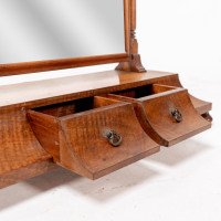 Well-Crafted Walnut Dressing Table Mirror In the style of Sir Robert Lorimer - Thumbnail 15