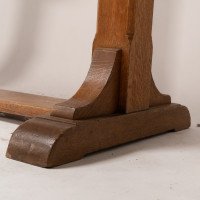 Heal's & Son. Arts & Crafts Narrow Oak Extending Dining Table - Thumbnail 13